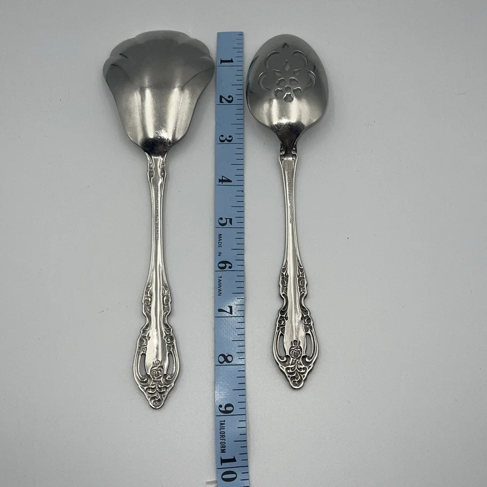 Oneida Community Stainless‎ Brahms Set of 2 Serving Spoons